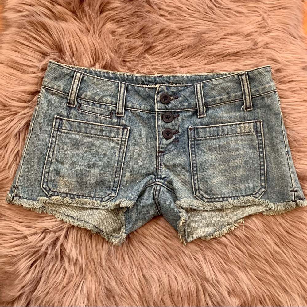 American Eagle Cut Off Denim Shorts